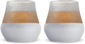 Host Tasting Glass FREEZE, Whiskey Tasting Glasses with Active Cooling Gel, Whiskey Lover Gifts, Gray 6.7oz Set of 2 by HOST