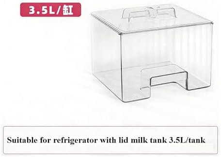 Compatible For Dr.coffee ，H2 Coffee Machine Glass Milk Can 600ML Coffee Machine Refrigerator Milk Tank Milk Can 3.5L Fittings(1pc Milk tank) - Image 2