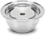 Stainless Steel Refillable Coffee Capsule, Reusable Pod for VertuoPlus to Reduce Waste, Complete Kit with Brush, Spoon and Rubber Rings (150ML) by Unknown