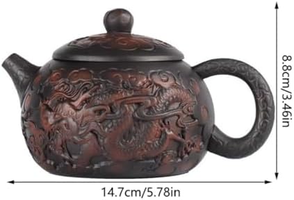 Tea Pot Handmade Pot Ceramic Teapot Household Tea Set Tea House Teapot Tea Ceremony Accessories Teapot for Infuser - Image 2