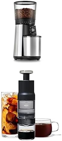 OXO Brew Conical Burr Coffee Grinder, Silver + OXO Brew Rapid Brewer (Pack of 1) by Unknown