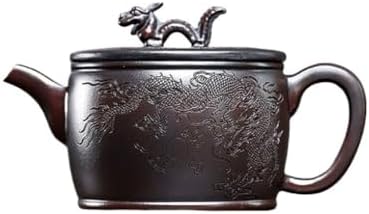 Tea Kettle Handmade Dragon and Phoenix Han Dynasty Tile Teapot Home Tea Room Tea Infuser Ceramic Tea Infuser by Unknown