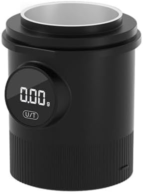 Coffee Dosing Cup, Accurate Espresso Measuring Cup with 500g/0.1g Digital Scale Stainless Steel Powder Feeder Part Fits 58mm Portafilters by Mioyoow