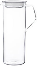 KINTO CAST 21677 Water Jug, 3.2 gal (1.2 L), Heat Resistant Glass, Microwave and Dishwasher Safe, Gift by Unknown
