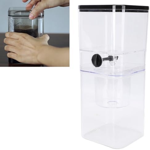 Adjustable Speed Cold Brew Coffee Maker, 400ml Ice Drip Coffee Pot with Fast Slow Brewing Modes, SUS Glass Portable Dripper for Home Office Travel - Image 2