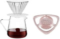 Coffee Dripper Material Enhance Brewing For Barista,Rain Pour-Over Coffee Splitter Control Flow Rate(Pink Set) by Unknown