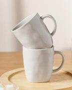 famiware Coffee Mugs Set of 4, Ocean Square 13oz Coffee Cup Set with Handle - Image 6