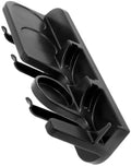 Wall Mounted Espresso Organizer for 51mm Machines, ABS Black by Hoement