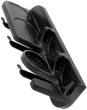 Wall Mounted Espresso Organizer for 51mm Machines, ABS Black by Hoement