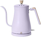 1 Liter Electric Gooseneck Kettle with Precision Pour Spout, Auto Shut Off, Cordless Design, 1200W (Lavender) by Unknown