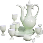 10 Pcs Porcelain Wine Cup,Baijiu Glass,Chinese Liquor Cup,Ceramic Wine Set by ARTPARK