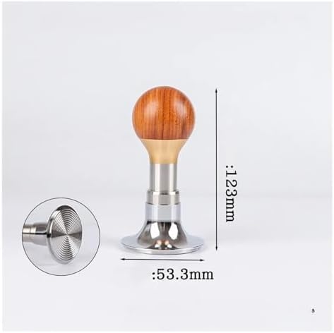 Coffee Tamper 20-30lb Constant Pressure Calibrated Double Spring 51mm 53mm 58.5mm Espresso Maker Accsesories Barista Tools(Wooden handle 53.3mm) - Image 2