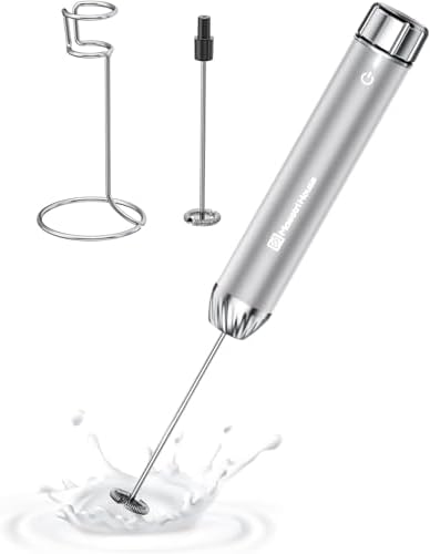 Maestri House Rechargeable Milk Frother with Stepless Speed Control, LunaFro Max Handheld Electric Foam Maker+DualFro 600 - Image 2