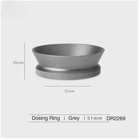 Magnetic Dosing Funnel 51/53 / 58mm,Espresso Ring Anti-Spill With Strong Magnet Fit Portafilter Barista Accessories(51mm Grey) - Image 2
