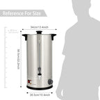 16L Commercial Coffee Urn,Stainless Steel Large Coffee Maker - Image 4