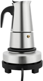 Stovetop Espresso Maker Stainless Steel Italian Coffee Machine Maker Moka Pot - Image 3