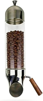 Wall Mounted Coffee Bean Dispenser, Candy Machine Grain Dispenser, Glass Tube Diameter 9cm, Adjustable Bean Output, for Home Commercial Candy Oatmeal Tea 80cm by Unknown