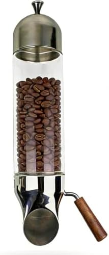 Wall Mounted Coffee Bean Dispenser, Candy Machine Grain Dispenser, Glass Tube Diameter 9cm, Adjustable Bean Output, for Home Commercial Candy Oatmeal Tea 80cm by Unknown