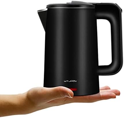 0.8L Electric Kettle Stainless Steel, 800 Watts Small Electric Kettle 27 Ounce Fast Boil Auto Shut-off, Portable Water Boiler for Small Kitchen, Business Trip and More by WTJMOV