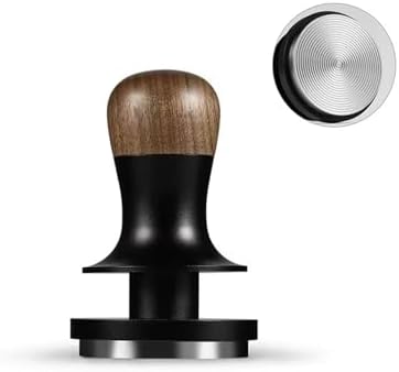 30lb Constant Pressure Coffee Tamper 51mm 53mm 58mm Espresso Flat Tampers With Calibrated Spring Loaded Barista Tool(58mm,Flat set) by Unknown