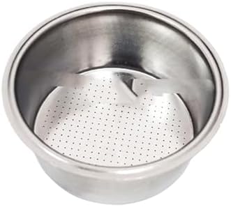 51mm Stainless Steel Coffee Filter Basket 1/2/4 Cup Espresso Dripper Portafilter Maker Strainer Puck Screen(51MM 2 Cup) by Unknown