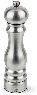 Peugeot Paris Chef Salt Mill, u'Select, 9 in, Stainless Steel by Unknown