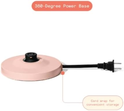 1-Liter Electric Gooseneck Kettle 1200 W, Rose Pink - Image 6