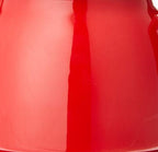 FORLIFE Bell Ceramic Teapot with Basket Infuser, 16-Ounce/470ml, Red - Image 5