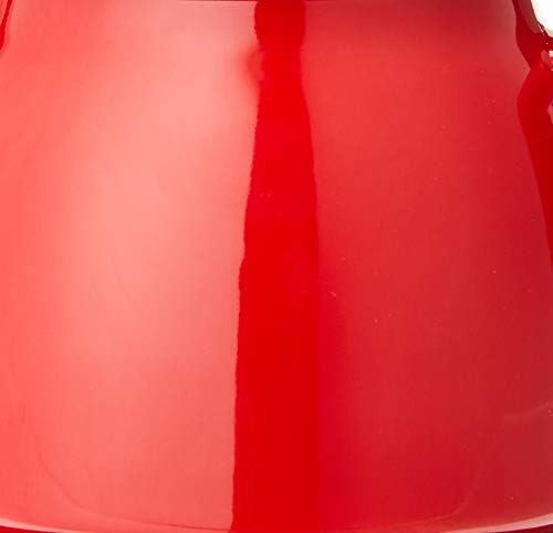 FORLIFE Bell Ceramic Teapot with Basket Infuser, 16-Ounce/470ml, Red - Image 5