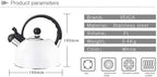 Tea Kettle Stovetop Household Kettle,Whistling Kettle For Induction Hob,Stainless Steel 2L Camping Household Kettle Stove Whistling Water Gas Teapot Cooking Tools Kitchen Stove Top Whistling Tea Kett - Image 4
