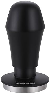 54mm Espresso Tamper 30lbs Calibrated Coffee Tamper Stainless Steel Base Hand Tamper for 54mm Bottomless Portafilter Tamper for Espresso Machine-Flat Base, Black by Unknown