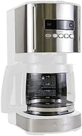 Kenmore drip Coffee Maker - 12 Cup programmable cafe machine with glass pot, regular & bold brew, auto shut off large water reservoir, reusable filter, kitchen appliances for cafeteria barista, White by Koolatron