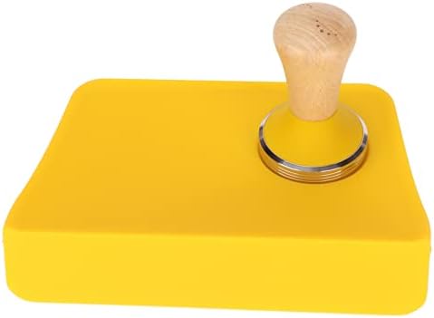 Coffee Tamper Set, Beech Wood Handle Press Tool with Silicone - Image 5