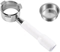 3 Ear Coffee Bottomless Portafilter 54mm，Compatible For Breville，Compatible For Sage，870 878 880 Replacement Filter Basket Barista Tool Espresso Accessory(54MM 3-Ear-White) by Unknown