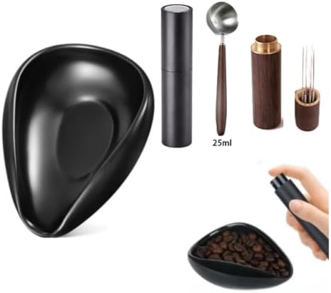 Coffee Accessory Set, Compatible with JUSTINLAU, Dosing Cup Spray Bottle - Image 2