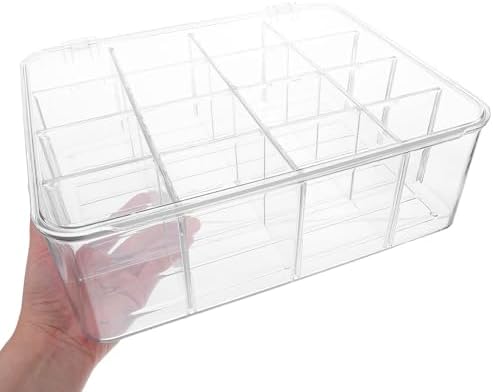 Plastic Tea Bag Holder with 16 Compartments and Lid Organizer - Image 4