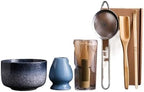 6pcs/Set Bamboo Matcha Set, Including Bowl, Tea Puller, Spoon, Whisk Stand, Strainer, Ceremony(H-02) - Image 2