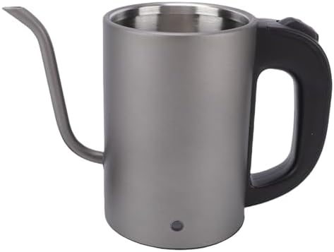 Gooseneck electric kettle, 600 watts, 0.8 liter capacity, automatic shut off, suitable for pour over coffee and tea - Image 4