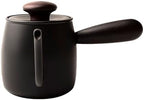 304 Stainless Steel Gooseneck Kettle, Elegant Coffee Pot with Lid for Precision Pouring, Ideal for Tea and Coffee Lovers (Black) - Image 3