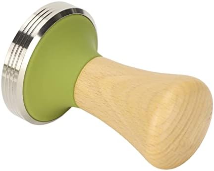 GOTOTOP Wood Coffee Tamper Set, Beech Coffee Hammer with Stainless Steel Base and Silicone Tamper Mat, Flat Press, Ergonomic Grip, Easy Clean for Beginners and Baristas (58mm / 2.28in) - Image 5