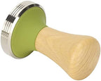 GOTOTOP Wood Coffee Tamper Set, Beech Coffee Hammer with Stainless Steel Base and Silicone Tamper Mat, Flat Press, Ergonomic Grip, Easy Clean for Beginners and Baristas (58mm / 2.28in) - Image 5