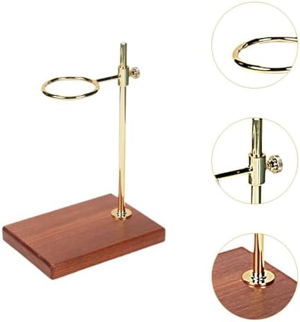 Coffee Filter Holder,Coffee Maker Part Wood Coffee Dripper Stand Drip Coffee Stand for Desktop Household Shop - Image 4