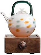 Tea Pot Handmade Heat-resistant Glass Teapot Household Teapot Teapot Kettle Electric Ceramic Stove Set Teapot for Infuser(B) by Unknown