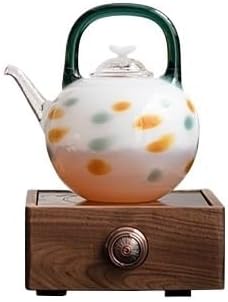 Tea Pot Handmade Heat-resistant Glass Teapot Household Teapot Teapot Kettle Electric Ceramic Stove Set Teapot for Infuser(B) by Unknown