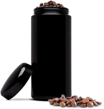 Infinity Jars 1 L Airtight Coffee Canister, UV Glass Coffee Bean Storage by InfinityJars