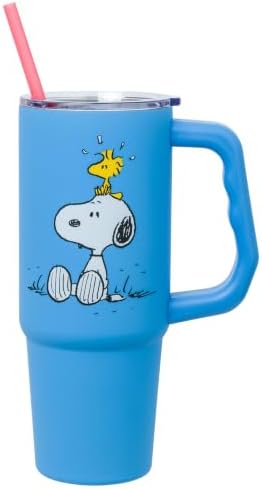 Silver Buffalo Peanuts Snoopy, Stainless Steel Tumbler, 30oz - Image 2
