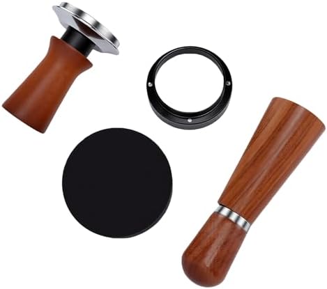 GOWENIC 51mm Coffee Accessories Kit, Spring Loaded Tamper, Needle Distributor, Dosing Funnel Ring for, 4 in 1 Barista Tools Set - Image 2