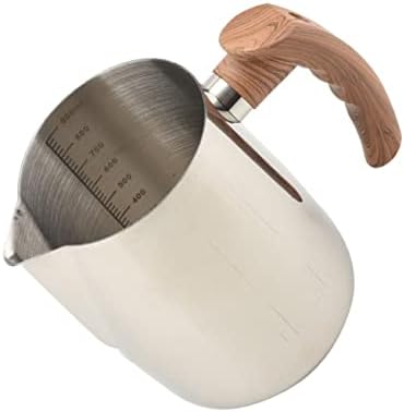 1Pc Pot Resisting Container Soap Measuring Candle Chocolate Steel Cappuccino Spout Boiler Holder Heat- Frothing Stainless Handle Candles Melting Wax Pitcher Scale Cups an by Unknown