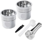 Stainless Steel Refillable Coffee Maker Filter,Coffee Capsule Pod，Compatible With Illy，X7.1 Y5 Mahine(2pc-TI) by Unknown