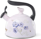 Lenox 897923 Butterfly Meadow Colors Tea Kettle, 2.6 Quarts, Pink - Image 2